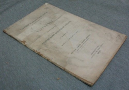 The Spirit of Rhode Island History - A Discourse, Delivered before the Rhode-Island Historical Society, on the Evening of Monday January 17, 1853