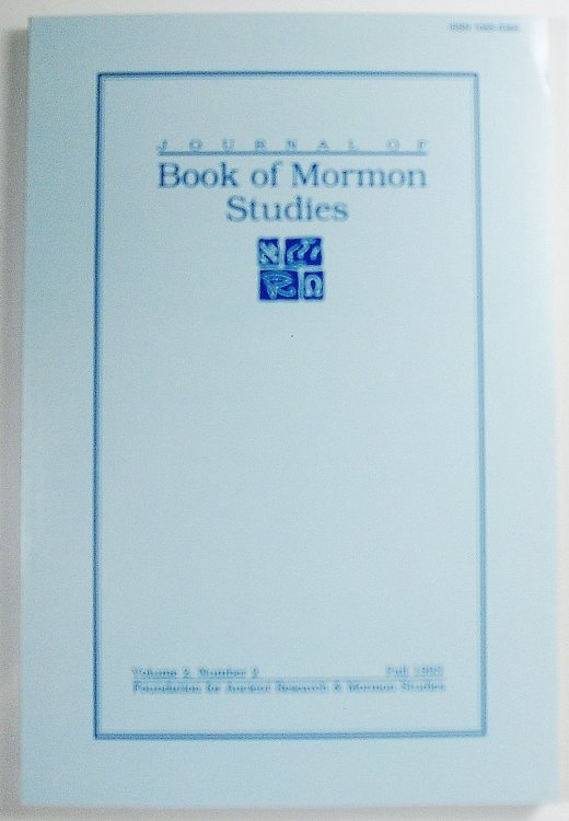 Journal of Book of Mormon Studies; Vol 2 - Num 2 - 1993
