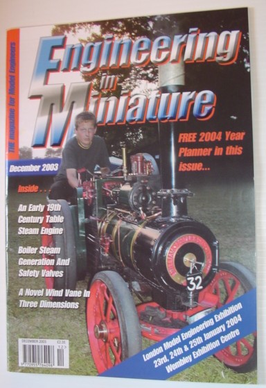 Engineering in Miniature - The Magazine for Model Engineers: December 2003