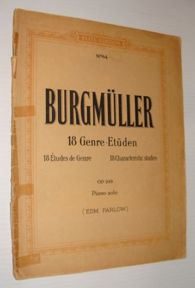 Burgmuller - 18 Genre-Etuden/18 Etudes De Genre/18 Characteristic Suites - Op 109 - Piano Solo - No. 64