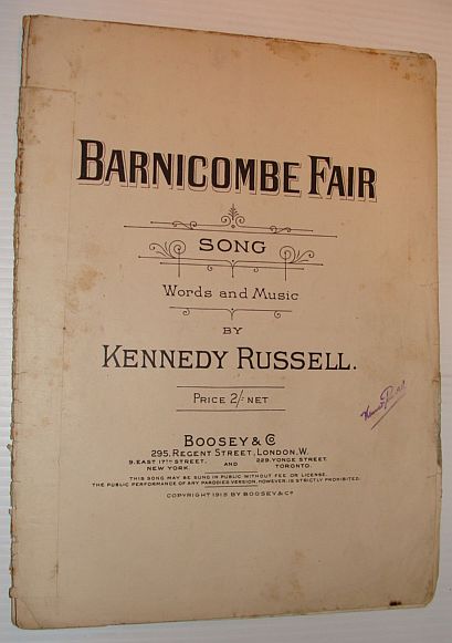 Barnicombe Fair - Sheet Music