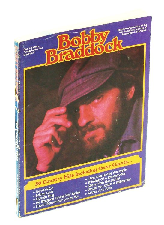 Bobby Braddock - 50 [Fifty] Country Hits: Songbook [Song Book] with Piano Sheet Music, Lyrics and Guitar Chords