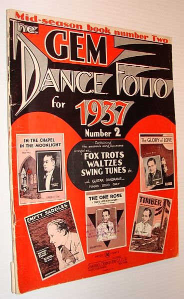 The Gem Dance Folio for 1937, No. 2 - Mid-Season Book Number Two