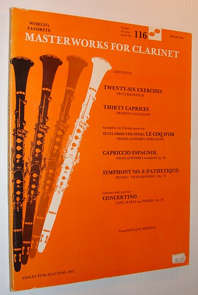World's Favorite Masterworks for Clarinet, Book One - (World's Favorite Series No. 116)