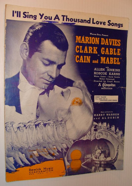 I'll Sing You a Thousand Love Songs - Featured in Warner Bros. Picture 