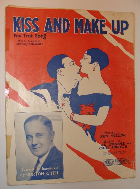 Kiss and Make-Up - Fox Trot Song with Ukulele Accompaniment: Sheet Music