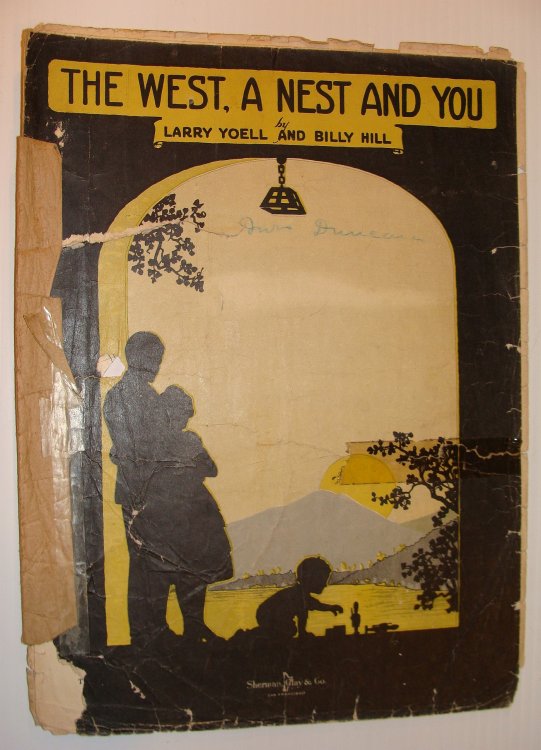 The West, A Nest and You: Sheet Music