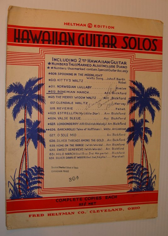 Image for Bohemian March - Sheet Music for 1st Hawaiian Guitar, Piano and Second Hawaiian Guitar Bohemian March - Sheet Music for 1st Hawaiian Guitar, Piano and Second Hawaiian Guitar