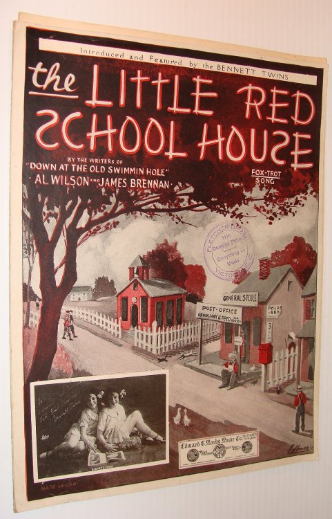 The Little Red School House - Fox-Trot Song: Sheet Music for Voice and Piano