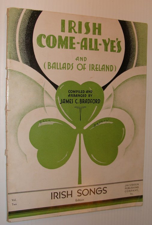Irish Come-All-Ye's: A Collection of Popular Song Classics - Sheet Music with Lyrics