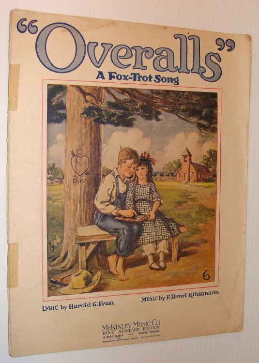 Overalls - A Fox-Trot Song: Sheet Music for Voice and Piano