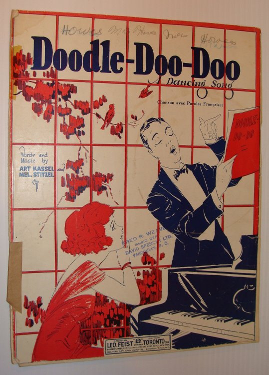 Doodle-Doo-Doo - A Dancing Song - Chanson Avec Paroles Francaises: Sheet Music