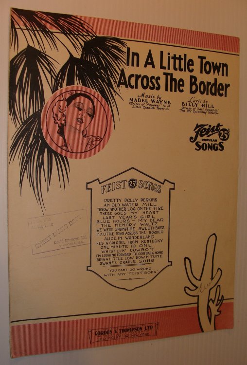 In a Little Town Across the Border - Sheet Music with Ukulele Chords