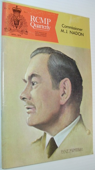 The RCMP (Royal Canadian Mounted Police) Quarterly - April 1974, Vol. 39 No. 2: New Deputy-Commissioner R.J. Ross