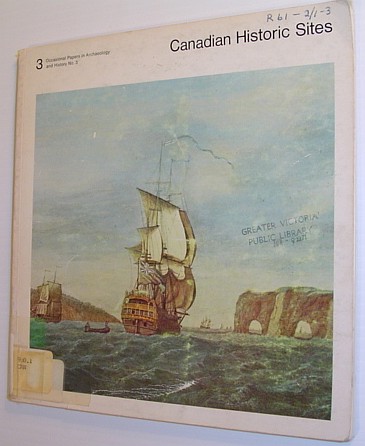 Image for Canadian Historic Sites 3: Occasional Papers in Archaeology and History Canadian Historic Sites 3: Occasional Papers in Archaeology and History