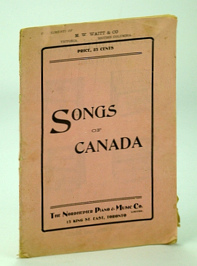 Songs of Canada: Sheet Music for Piano and Voice