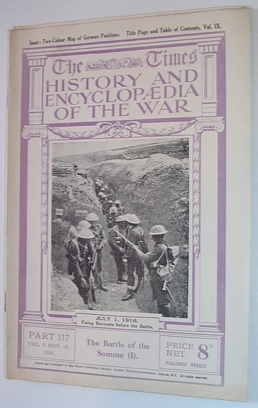 The Times History and Encyclopaedia of the War - Part 117, Vol. 9, November (Nov.) 14, 1916 - The Battle of the Somme (I)