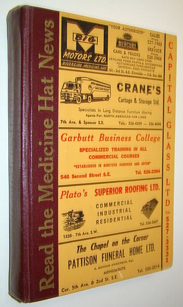 Henderson's Medicine Hat (Alberta) and Redcliff Directory 1966 - Volume XXXVII