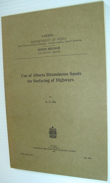 Use of Alberta Bituminous Sands for Surfacing of Highways
