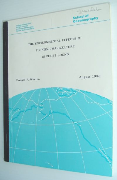 Image for The Environmental Effects of Floating Mariculture in Puget Sound The Environmental Effects of Floating Mariculture in Puget Sound