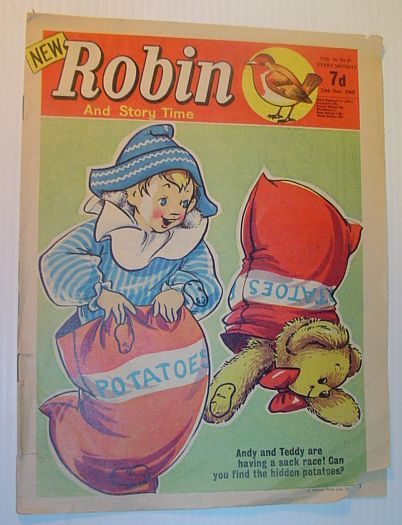 New Robin and Story Time: 23 November 1968, Vol. 16, No. 47