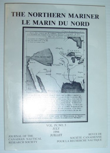 The Northern Mariner: Journal of the Canadian Nautical Research Society - July 1994