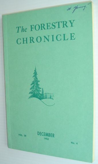 The Forestry Chronicle - December 1952