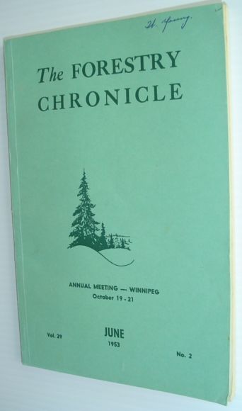 The Forestry Chronicle - June 1953
