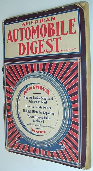 American Automobile Digest - Vol. 10, November 1922, No. 11