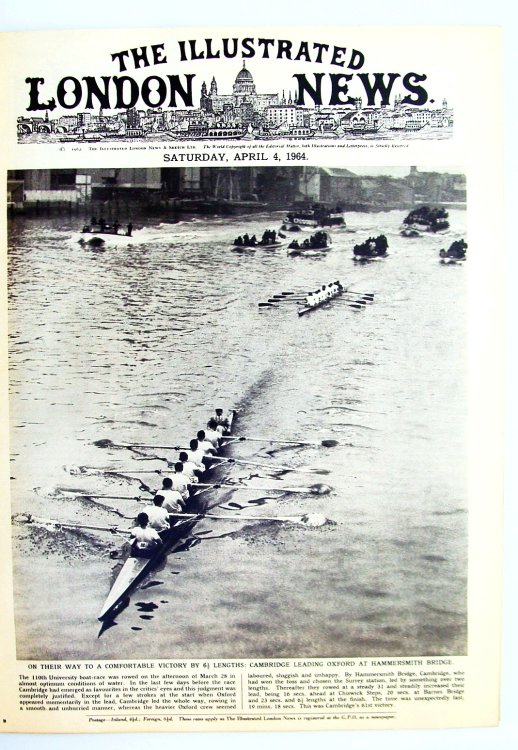 The Illustrated London News - Saturday April [Apr.] 4, 1964: Alaska Earthquake / British Columbia's Water Bombers