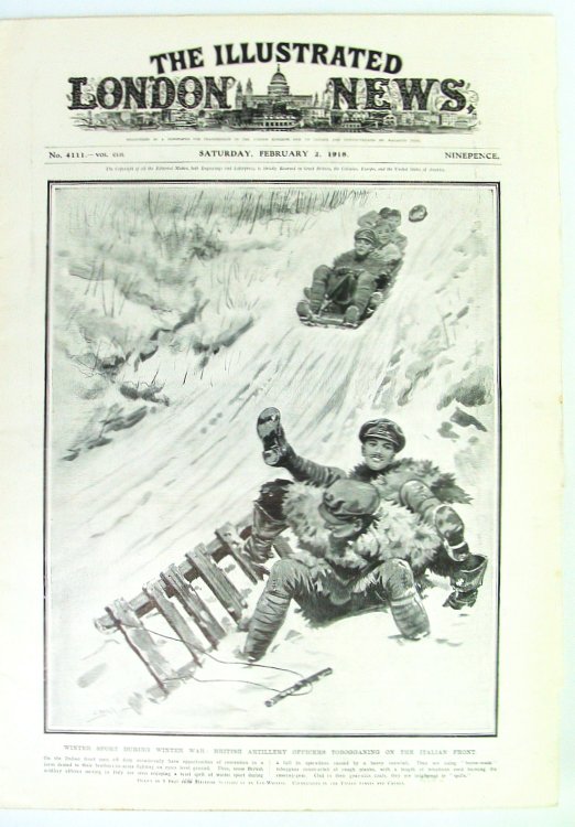 The Illustrated London News, Saturday February 2, 1918 - Petrograd Under Bolshevists / British Army in Mesopotamia
