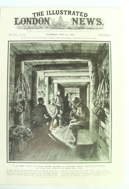 The Illustrated London News, Saturday May 25, 1918 - Bombers of Cologne and Western Germany / The Controlled Distribution of Meat