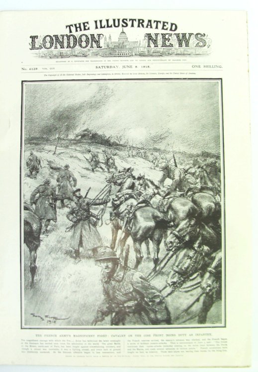 Image for The Illustrated London News, Saturday June 8, 1918 - The United States Army At The Front The Illustrated London News, Saturday June 8, 1918 - The United States Army At The Front