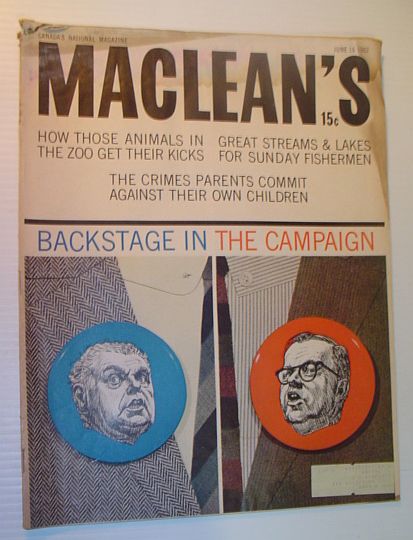 Maclean's Magazine, 16 June 1962 - Poison Cooking Oil