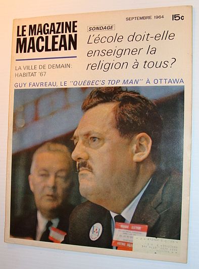 Le Magazine Maclean, Septembre 1964 - L'ecole Doit-elle Enseigner La Religion a Tous