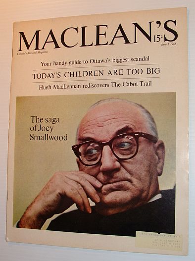 Maclean's Magazine, June 5, 1965 *NEWFOUNDLAND FEATURE*
