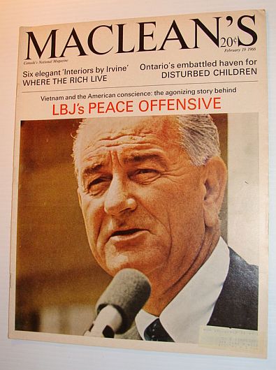 Maclean's Magazine, February 19, 1966 - LBJ's Peace Offensive