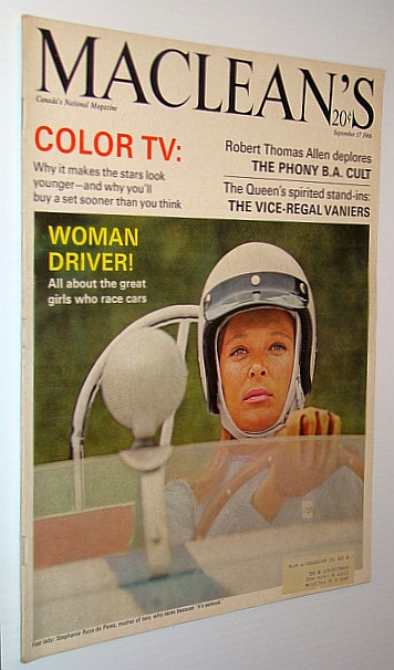 Maclean's Magazine, 17 September, 1966 *COLOUR TELEVISION*