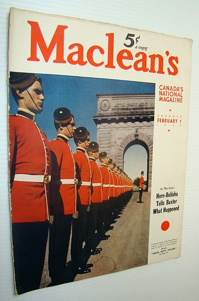 Maclean's - Canada's National Magazine, 1 Febrary, 1940 - Is Syl Apps Hockey's Greatest