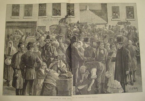 The Illustrated London News: July 21, 1883 *Departure of Irish Emigrants*