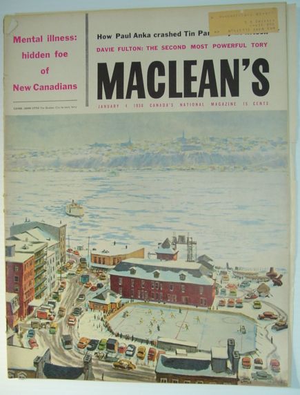 Image for Maclean's Magazine - January 4, 1958: Paul Anka Feature Maclean's Magazine - January 4, 1958: Paul Anka Feature
