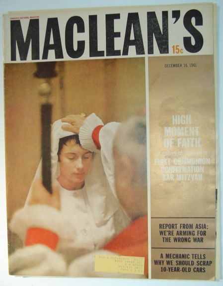 Image for Maclean's Magazine - December 16, 1961 Maclean's Magazine - December 16, 1961