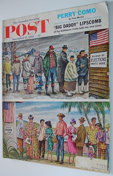 The Saturday Evening Post - November 12, 1960 Issue, Featuring Articles on Perry Como and 