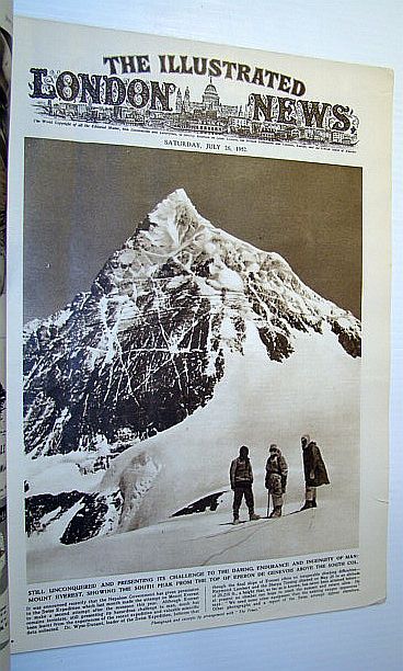 The Illustrated London News, July 26, 1952 - Swiss Everest Attempt / Photos of Helsinki (Finland) Olympic Opening Ceremonies