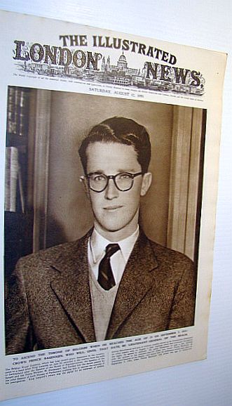 The Illustrated London News, August 12, 1950 - The Abdication of King Leopold in Belgium / Korean War Coverage