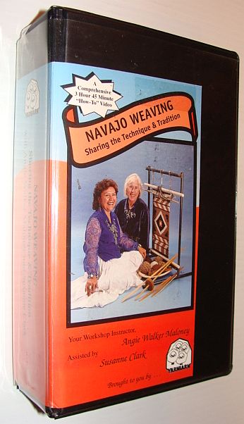 Navajo Weaving: Sharing the Technique and Tradition - Two VHS Video Tapes with Case