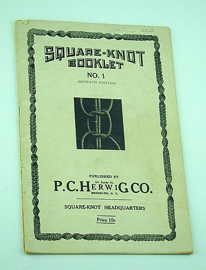 Image for Square-Knot Booklet No. 1 (One) Square-Knot Booklet No. 1 (One)