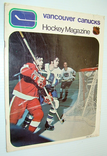 Image for Vancouver Canucks Hockey Magazine, December 26, 1970, Vol 1 No. 17 - Cover Action of Photo of Nick Libett, Dale Tallon and Murray Hall Vancouver Canucks Hockey Magazine, December 26, 1970, Vol 1 No. 17 - Cover Action of Photo of Nick Libett, Dale Tallon and Murray Hall