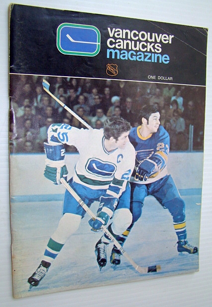 Image for Vancouver Canucks Hockey Magazine, February 18, 1972, Vol 2 No. 8 - Cover Photo of Orland Kurtenbach Battling Bill Plager Vancouver Canucks Hockey Magazine, February 18, 1972, Vol 2 No. 8 - Cover Photo of Orland Kurtenbach Battling Bill Plager