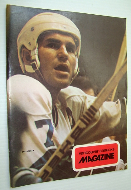 Image for Vancouver Canucks Magazine, November 16, 1973 - Nice Colour Cover Photo of Superpest Andre Boudrias Vancouver Canucks Magazine, November 16, 1973 - Nice Colour Cover Photo of Superpest Andre Boudrias